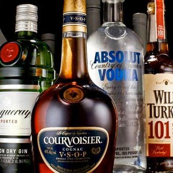 liquor cabinet organization
